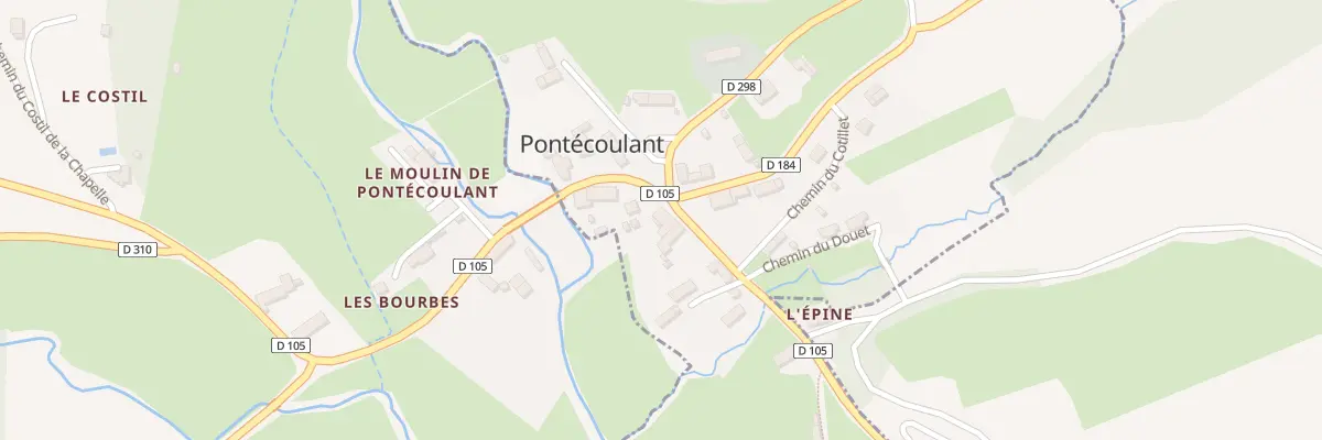 Plan du 5 Rte de Condé à Pontécoulant