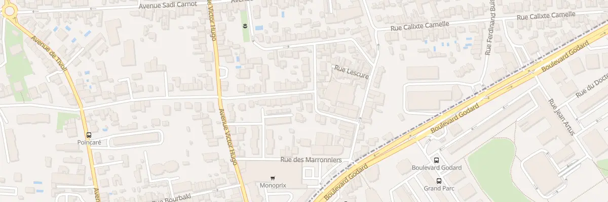 Plan du 171 Rue Raymond Poincaré au Bouscat