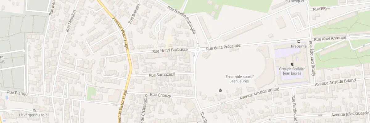 Plan du 92 Rue Baudin au Bouscat