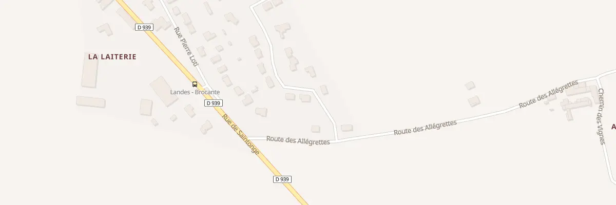 Plan du 1 Rue du Clos des Amourettes à Landes