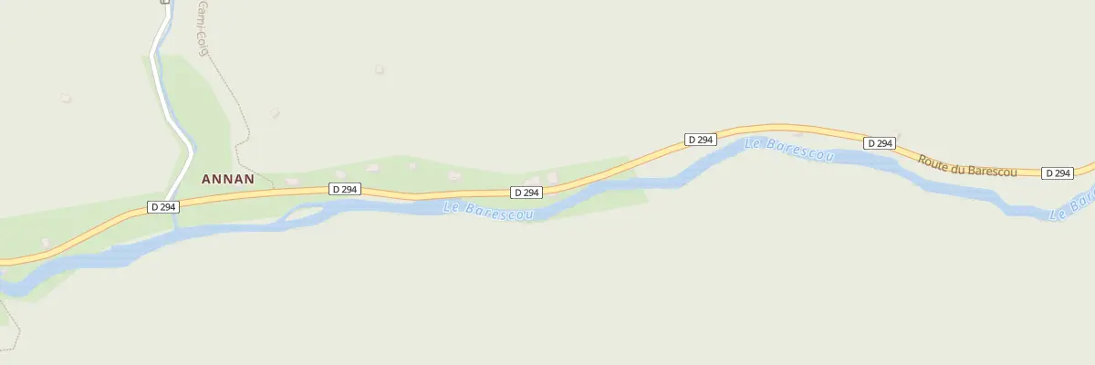 Plan du 21 Rte du Barescou à Escot