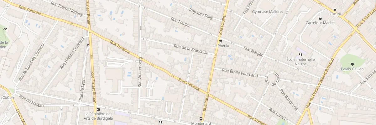 Plan du 37 Rue Colbert à Bordeaux