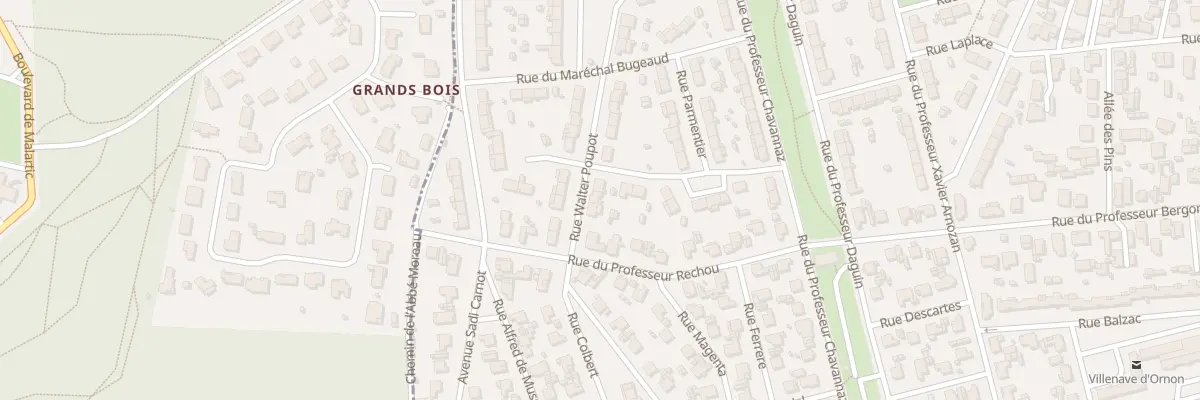 Plan du 6 Rue Walter Poupot à Villenave-d’Ornon