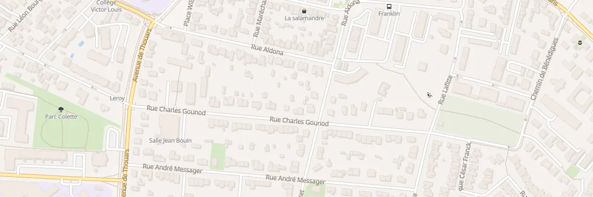 Plan du 40 Rue Charles Gounod à Talence