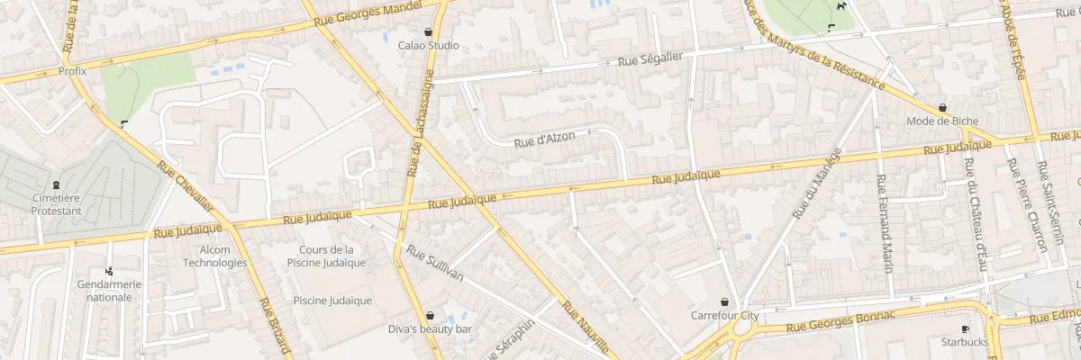 Plan du 131 Rue Judaïque à Bordeaux