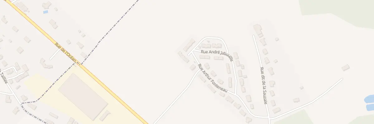 Plan du 14 Rue Arthur Fonteneau à L’Absie