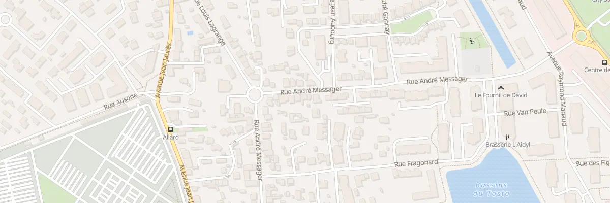 Plan du 44 Rue André Messager à Bruges