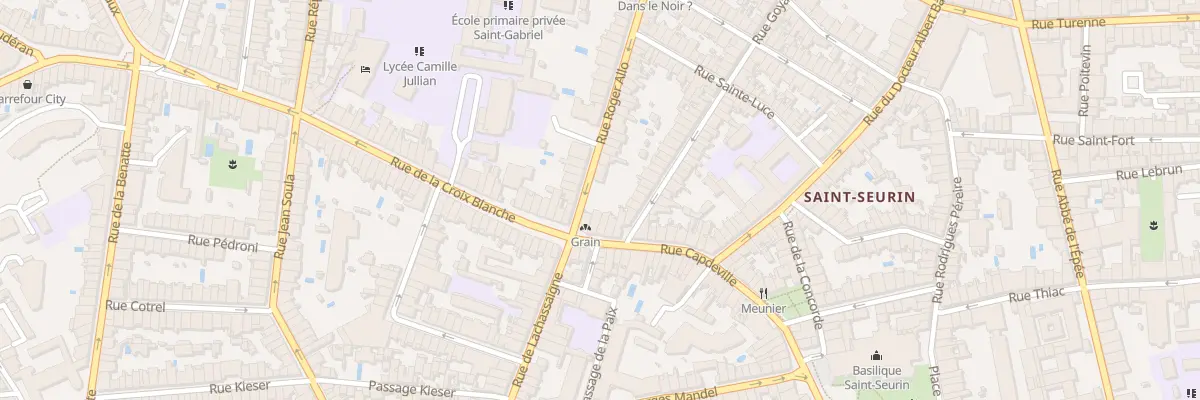 Plan du 41 Rue Capdeville à Bordeaux