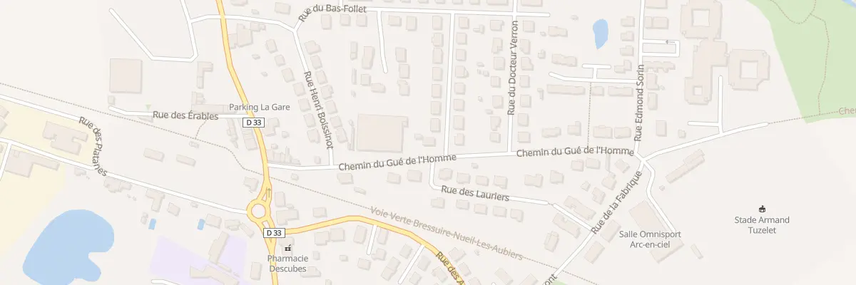 Plan du 2 Rue de l’Abbe Faulcon à Nueil-les-Aubiers