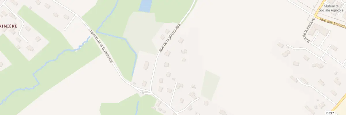 Plan du 757 Rue de la Jéhannière à Flers