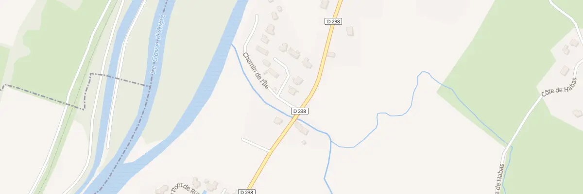 Plan du 2 Che de l’Ile à Eysus