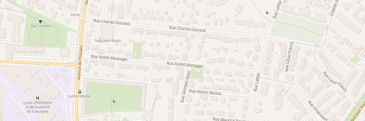 Plan du 42 Rue André Messager à Talence