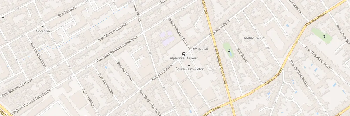 Plan du 167 Rue Mouneyra à Bordeaux