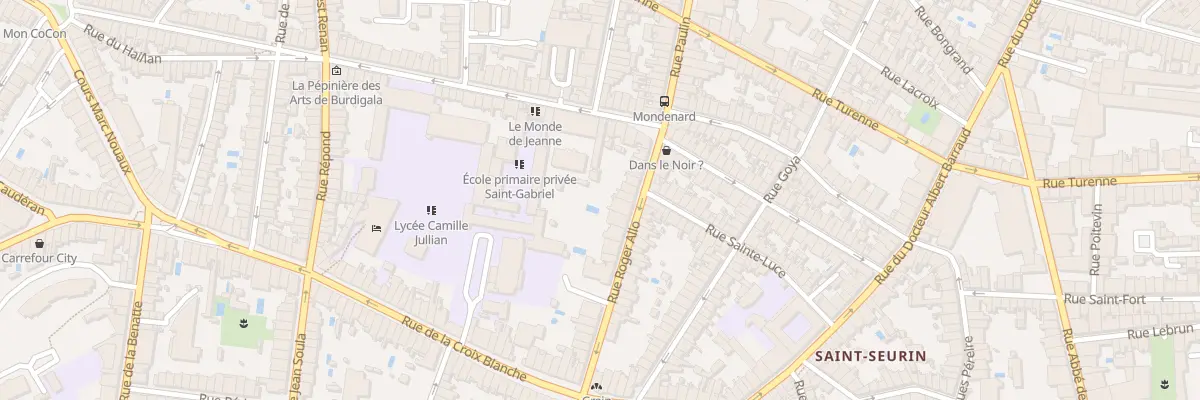 Plan du 35 Rue Roger Allo à Bordeaux