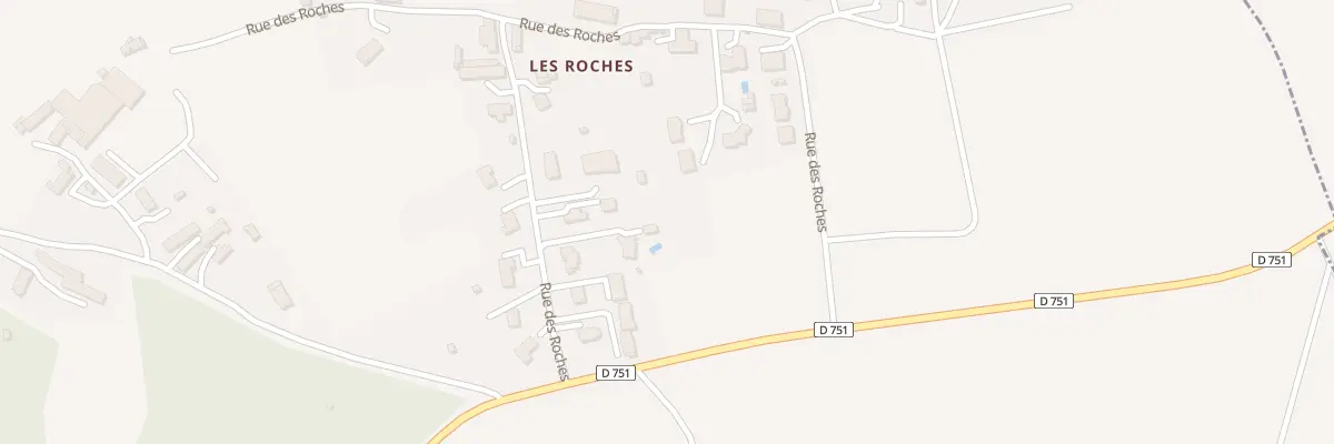 Plan du 7 Rue les Roches à Mozé-sur-Louet