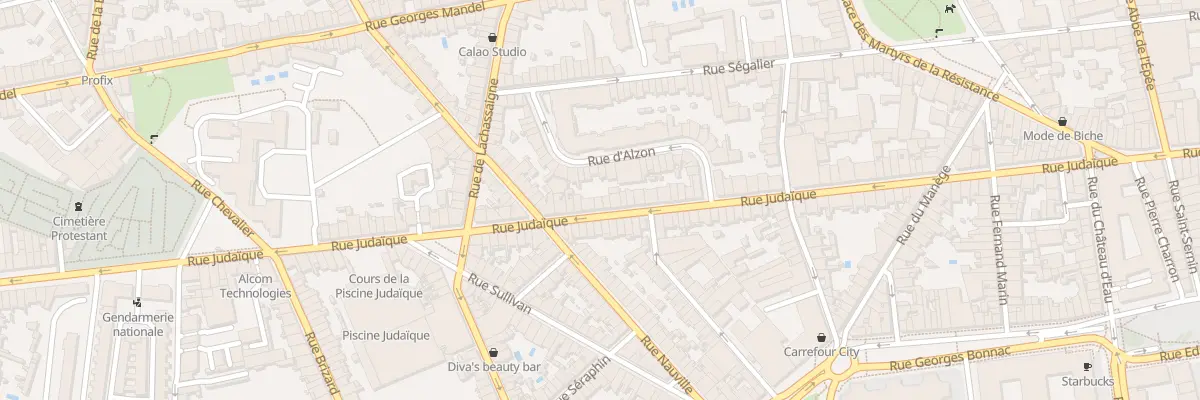 Plan du 135 Rue Judaïque à Bordeaux