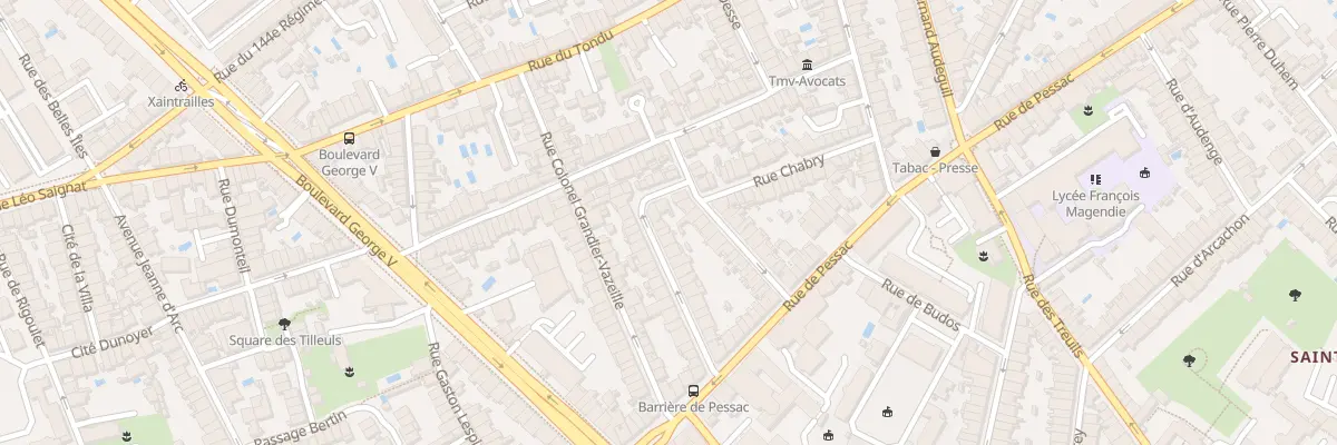Plan du 14 Rue Commandant Charcot à Bordeaux