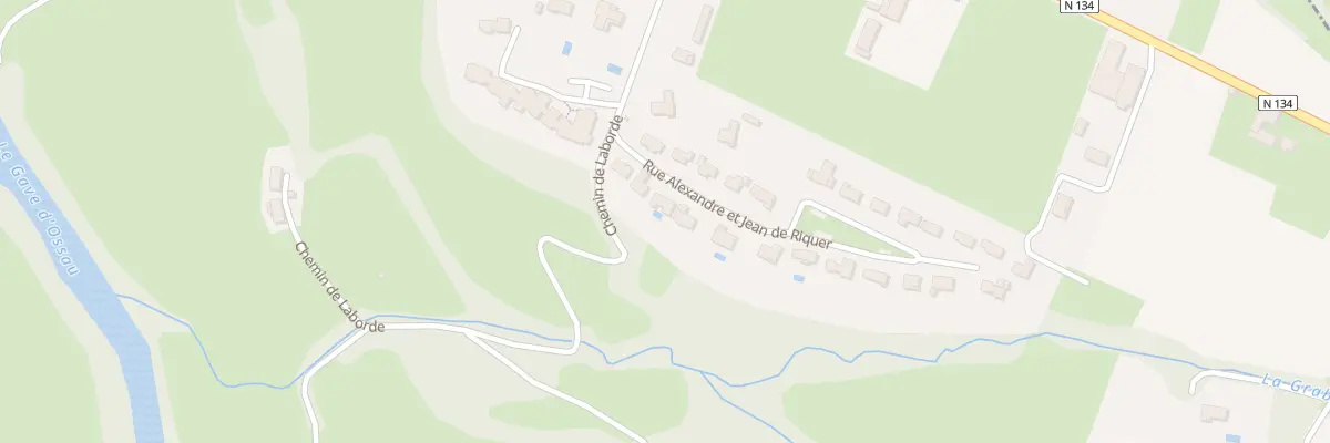 Plan du 6 Rue Alexandre E Jean de Riquer à Oloron-Sainte-Marie