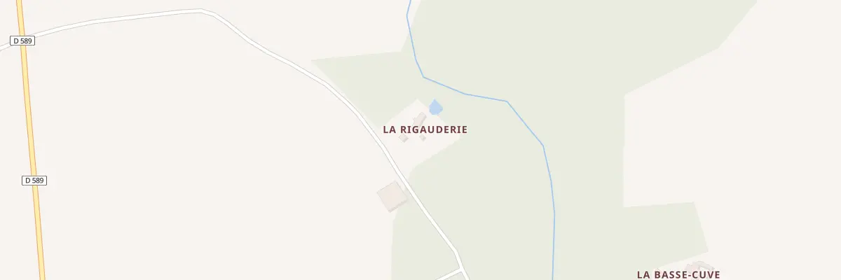 Plan du 1 La Rigauderie à Châtelain
