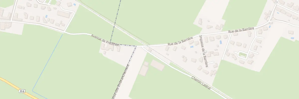 Plan du 32 Rue de la Barrière à Précilhon