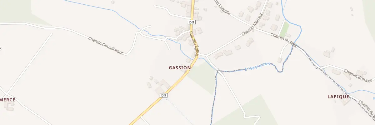Plan du 16 Rte d’Oloron à Cardesse