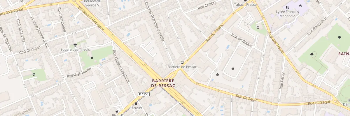 Plan du 72 Rue Col Grandier-Vazeille à Bordeaux