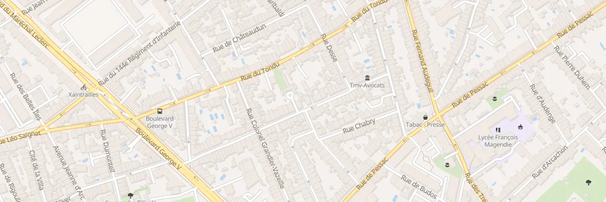 Plan du 35 Rue de Patay à Bordeaux