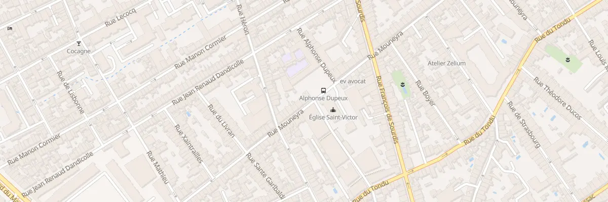 Plan du 169 Rue Mouneyra à Bordeaux