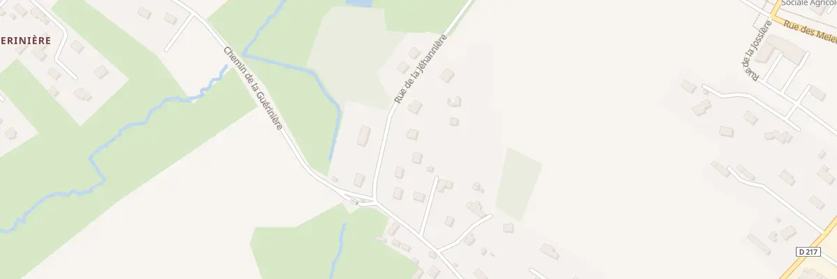 Plan du 779 Rue de la Jéhannière à Flers