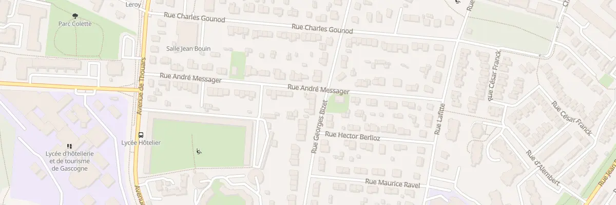 Plan du 19 Rue Georges Bizet à Talence