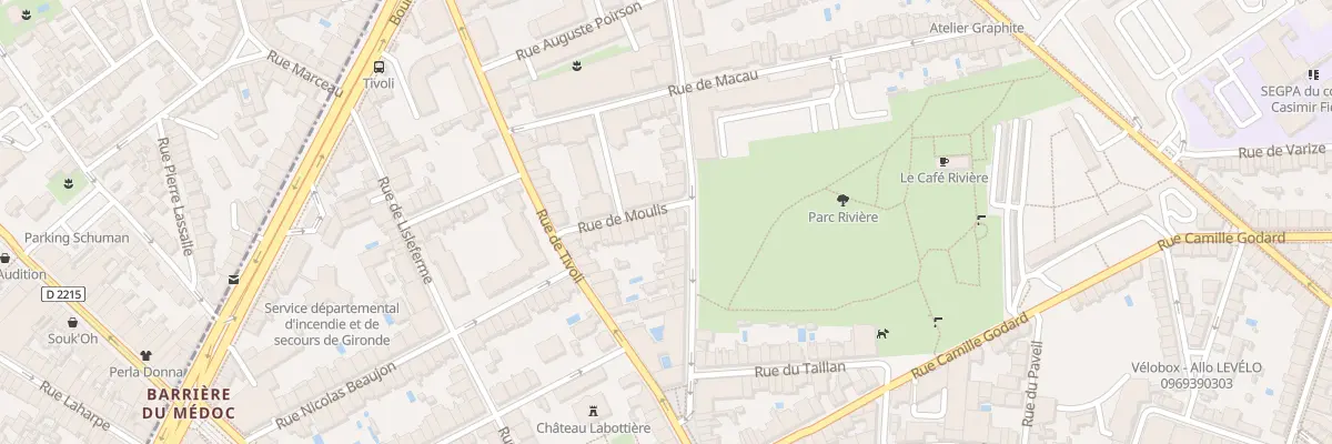 Plan du 18B Rue de Moulis à Bordeaux