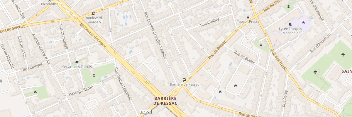 Plan du 35 Rue Commandant Charcot à Bordeaux
