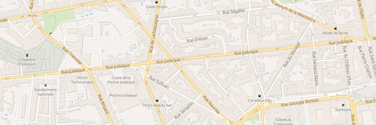 Plan du 142 Rue Judaïque à Bordeaux