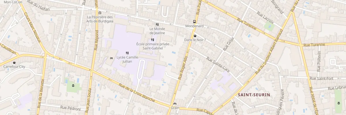 Plan du 31 Rue Roger Allo à Bordeaux