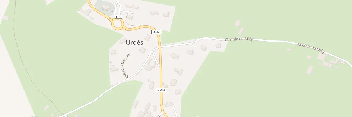 Plan du 10 Che du Miey / Urdes à Lacq