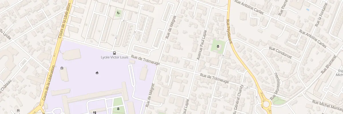 Plan du 24 Rue de Tremeuge à Talence