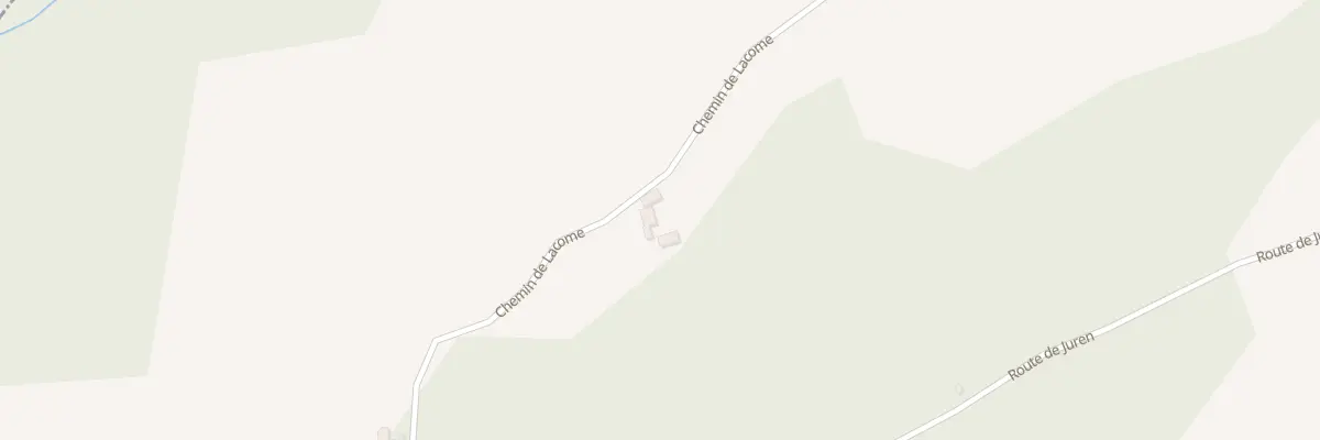 Plan du 1100 Che de Lacome à Saint-Médard