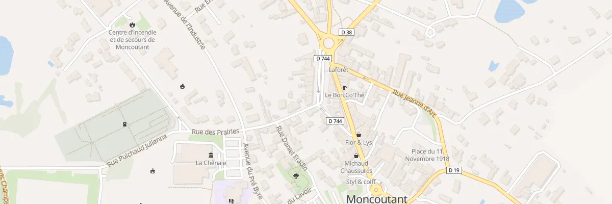 Plan du 1 Crs Clémenceau à Moncoutant-sur-Sèvre