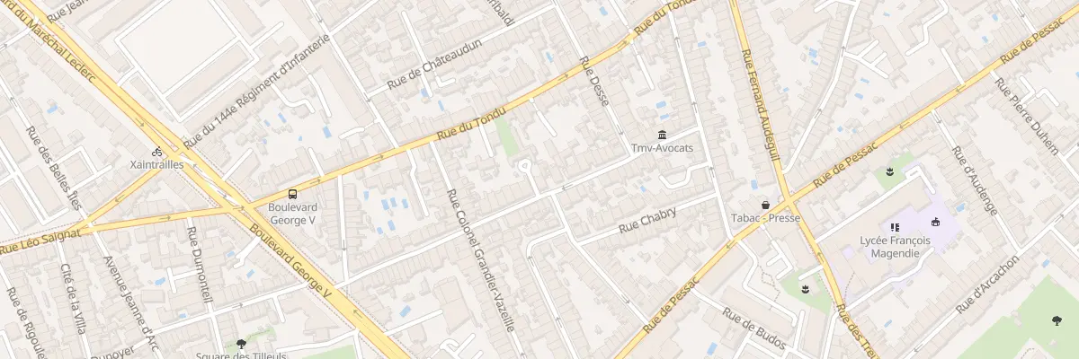 Plan du 37 Rue de Patay à Bordeaux