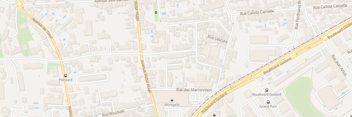 Plan du 165 Rue Raymond Poincaré au Bouscat