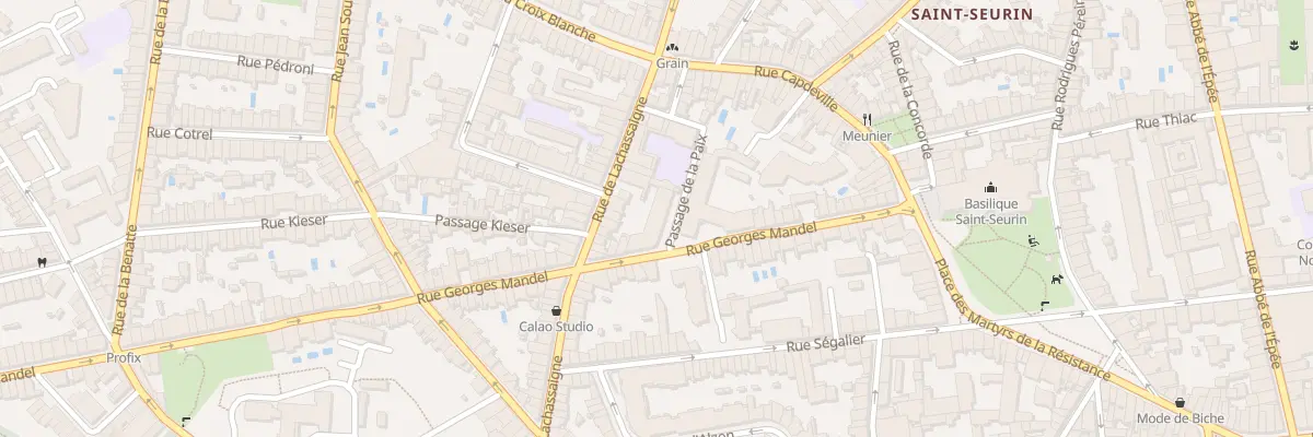 Plan du 51 Rue Georges Mandel à Bordeaux