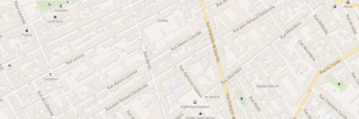 Plan du 67 Rue J Renaud Dandicolle à Bordeaux