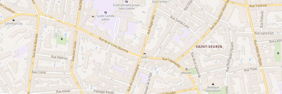 Plan du 5 Rue Roger Allo à Bordeaux