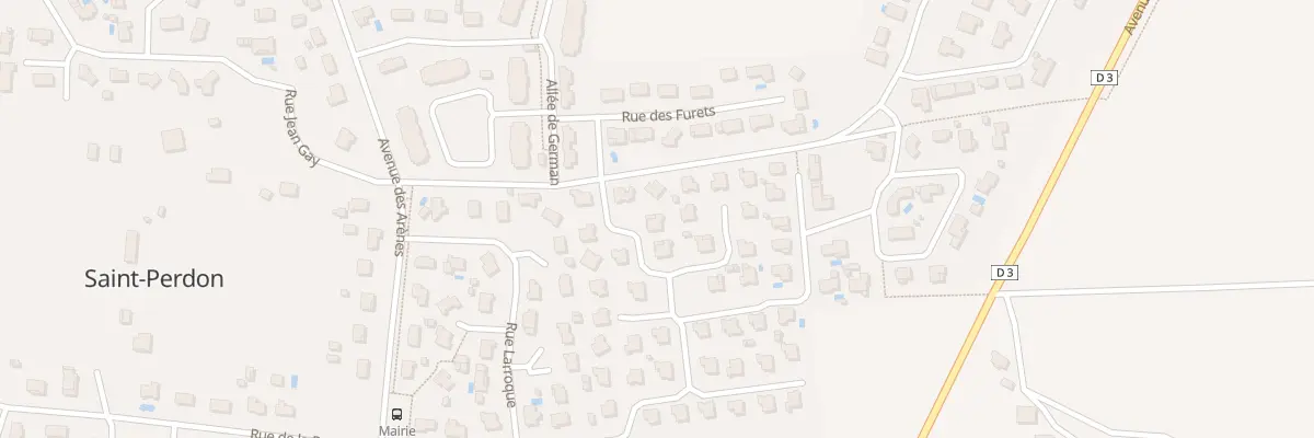 Plan du 128 Rue d’Albret à Saint-Perdon