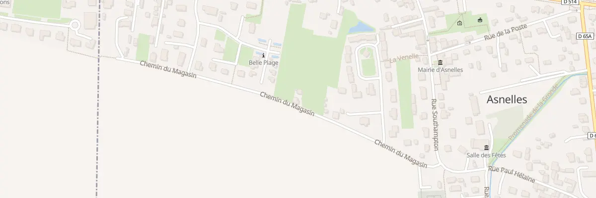 Plan du 15 Che du Magasin à Asnelles