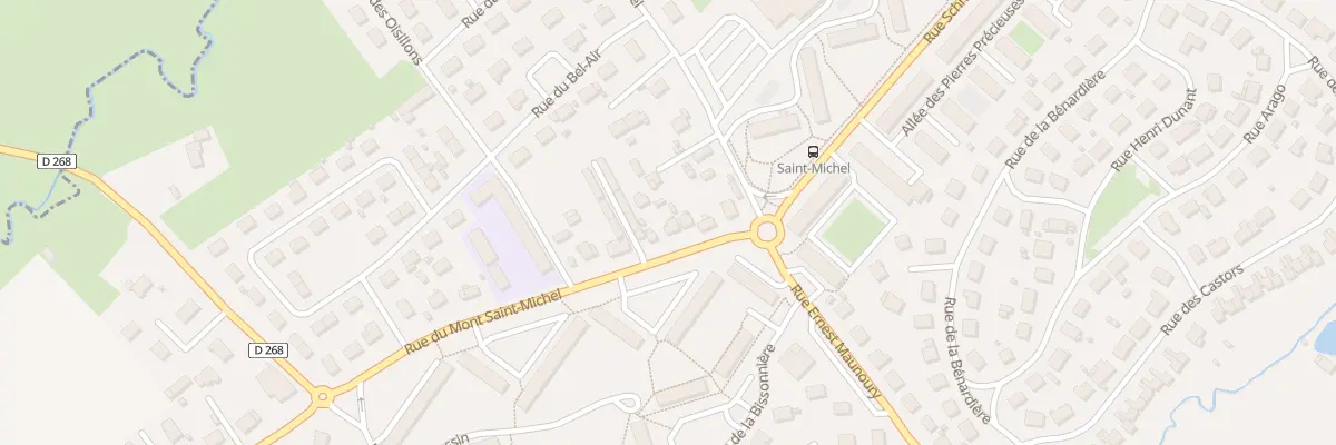 Plan du 62 Rue du Mont Saint Michel à Flers