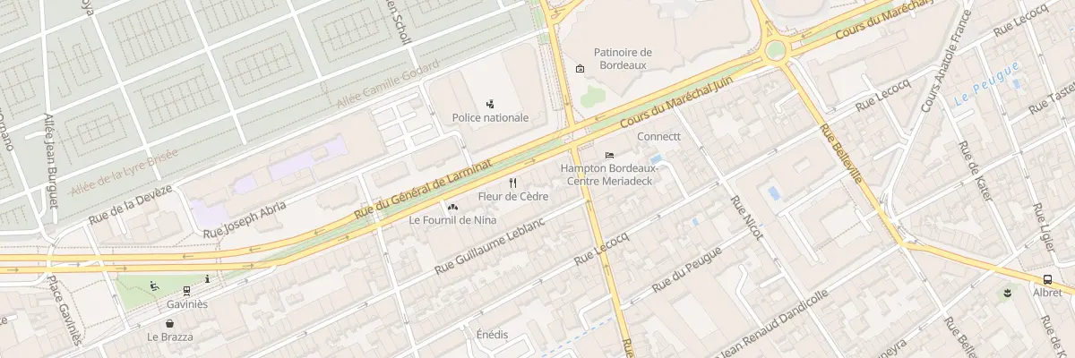 Plan du 132 Rue d’Ornano à Bordeaux