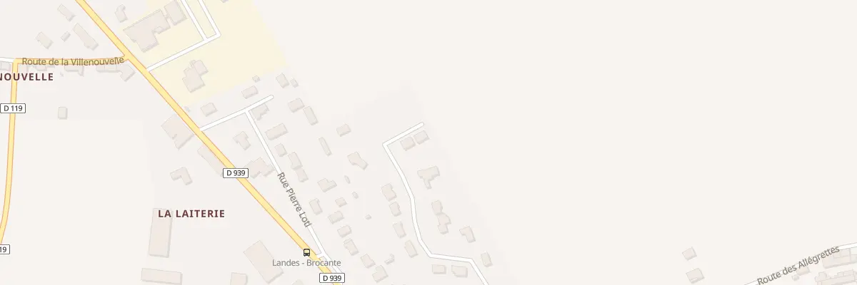 Plan du 18 Rue du Clos des Amourettes à Landes