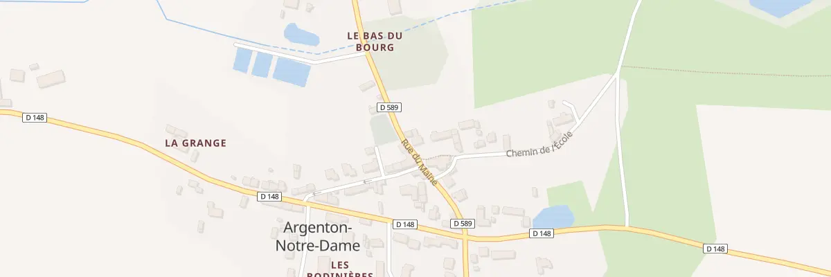 Plan du 1 Rue du Maine Argenton à Bierné-les-Villages