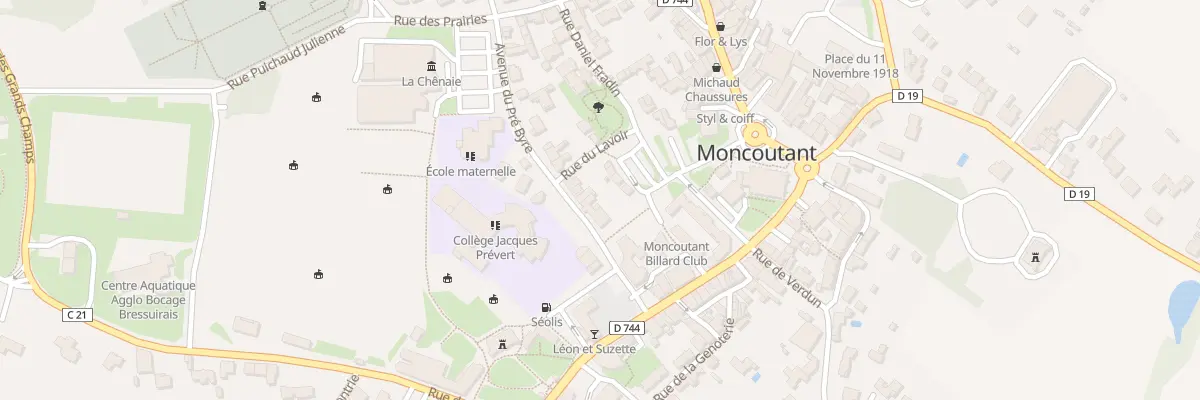 Plan du 10 Av du Pré Byre à Moncoutant-sur-Sèvre